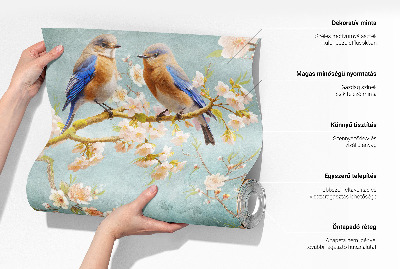 Samolepilna fototapeta za spalnico z motivom cipresnih hiš