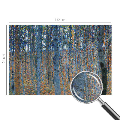 3D fototapeta z motivom breze in gozdnim prizorom