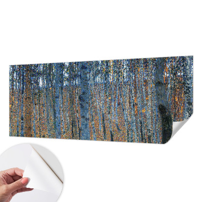 3D fototapeta z motivom breze in gozdnim prizorom