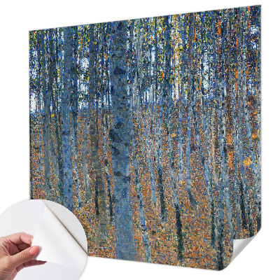3D fototapeta z motivom breze in gozdnim prizorom