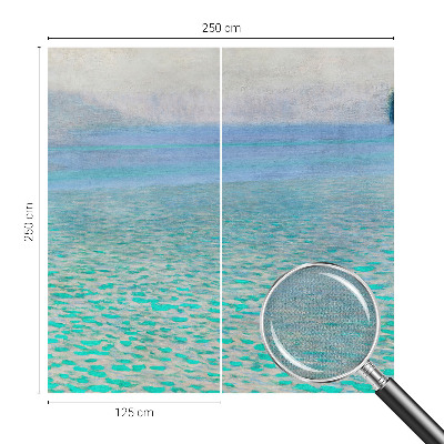 Otroška fototapeta v turkiznih odtenkih z motivom vode