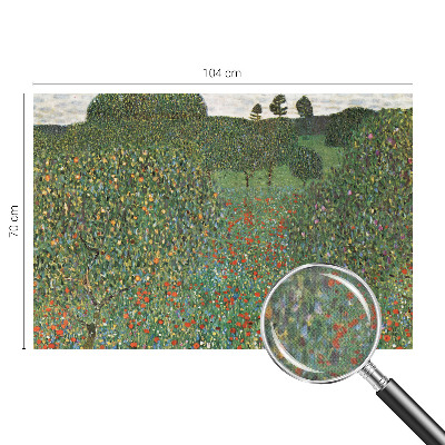 Samolepilna fototapeta za dnevno sobo Cvetlični travnik