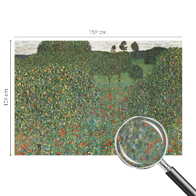 Samolepilna fototapeta za dnevno sobo Cvetlični travnik