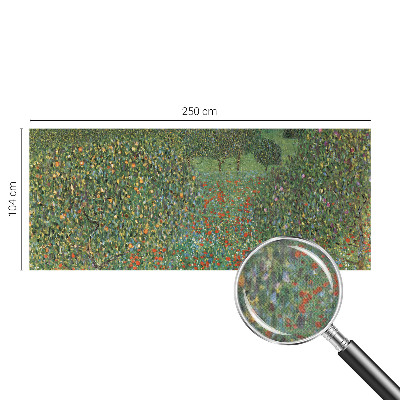 Samolepilna fototapeta za dnevno sobo Cvetlični travnik