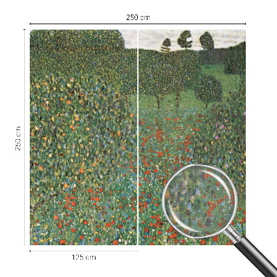 Samolepilna fototapeta za dnevno sobo Cvetlični travnik