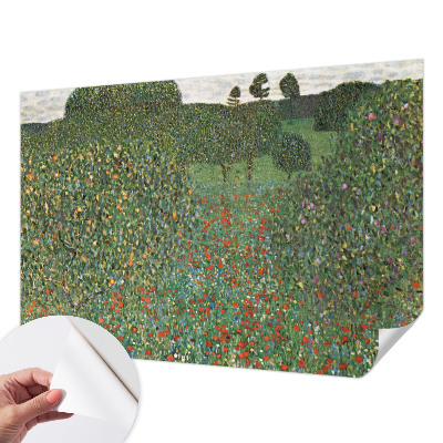 Samolepilna fototapeta za dnevno sobo Cvetlični travnik