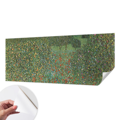 Samolepilna fototapeta za dnevno sobo Cvetlični travnik