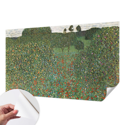 Samolepilna fototapeta za dnevno sobo Cvetlični travnik