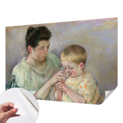 Samolepilna fototapeta za spalnico Starševska skrb