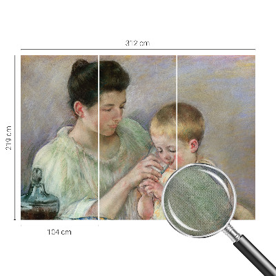 Samolepilna fototapeta za spalnico Starševska skrb