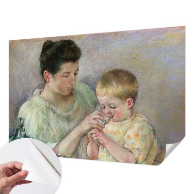 Samolepilna fototapeta za spalnico Starševska skrb