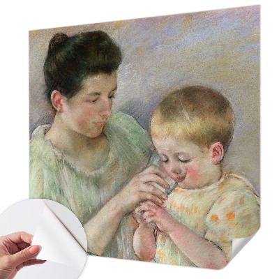 Samolepilna fototapeta za spalnico Starševska skrb