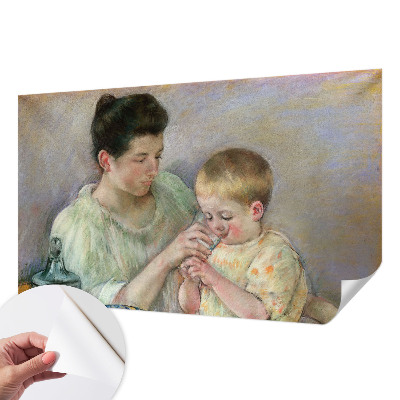 Samolepilna fototapeta za spalnico Starševska skrb