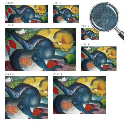 3D fototapeta Mačja umetnost