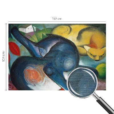 3D fototapeta Mačja umetnost