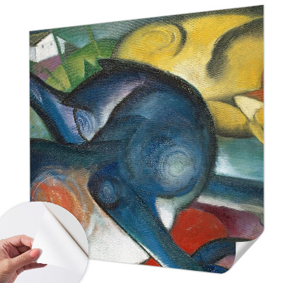 3D fototapeta z motivom mačje umetnosti