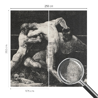 Fototapeta za otroško sobo Boksarski dvoboj