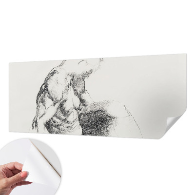 Otroška fototapeta z moško skico