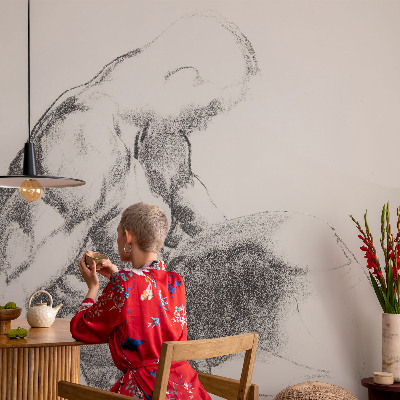 Otroška fototapeta Moška skica