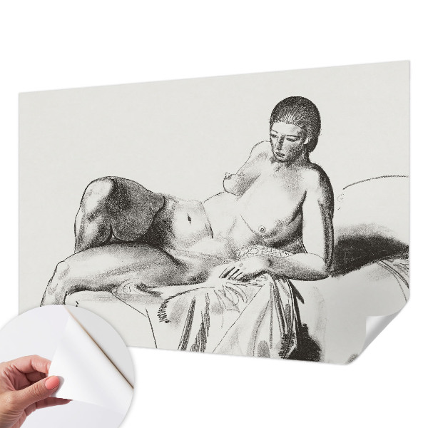 Samolepilna fototapeta z motivom umetniške golote