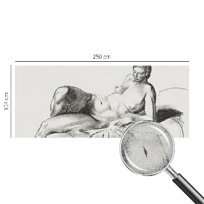 Samolepilna fototapeta z motivom umetniške golote