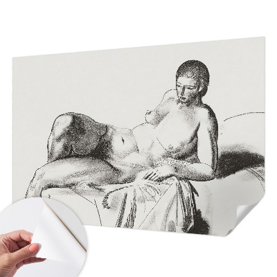 Samolepilna fototapeta z motivom umetniške golote