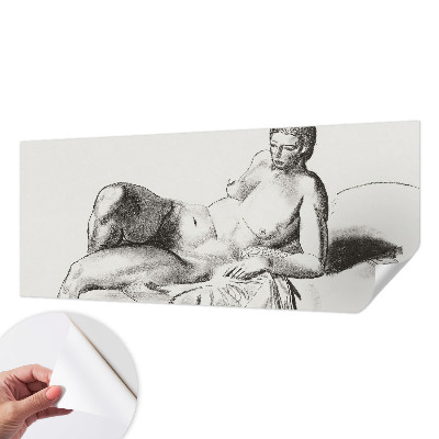 Samolepilna fototapeta z motivom umetniške golote