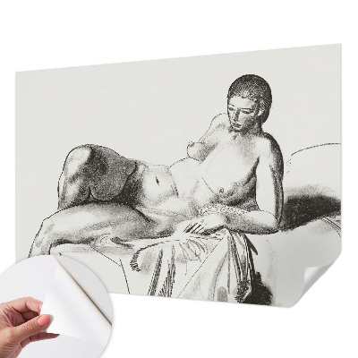Samolepilna fototapeta z motivom umetniške golote