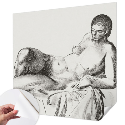Samolepilna fototapeta z motivom umetniške golote