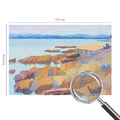 Samolepilna fototapeta za dnevno sobo Pogled na morje