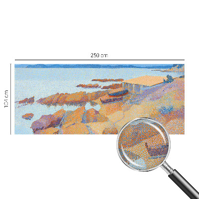 Samolepilna fototapeta za dnevno sobo Pogled na morje