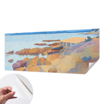 Samolepilna fototapeta za dnevno sobo Pogled na morje