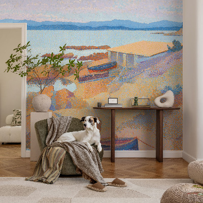 Samolepilna fototapeta za dnevno sobo Pogled na morje