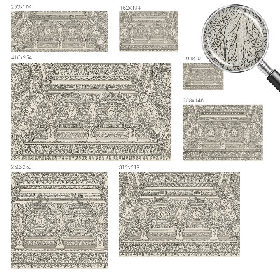 Samolepilna fototapeta z motivom klasičnega ornamen­ta