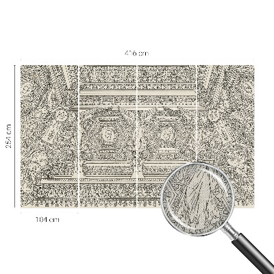 Samolepilna fototapeta z motivom klasičnega ornamen­ta