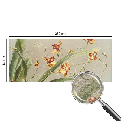 Samolepilna fototapeta za spalnico z motivom klasičnih orhidej