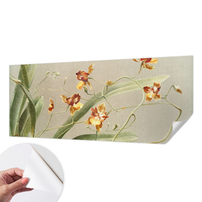 Samolepilna fototapeta za spalnico z motivom klasičnih orhidej