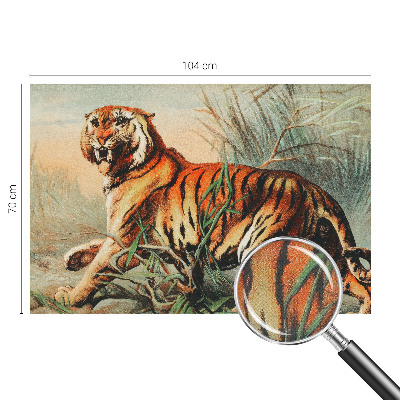 3D fototapeta z motivom tigrove narave