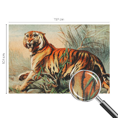 3D fototapeta z motivom tigrove narave
