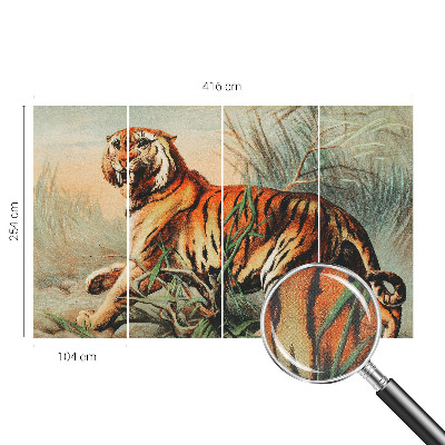 3D fototapeta z motivom tigrove narave