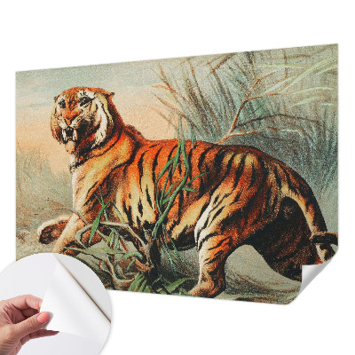 3D fototapeta z motivom tigrove narave