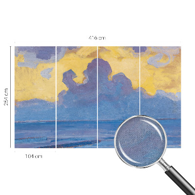 Samolepilna fototapeta za dnevno sobo Oblačna pokrajina