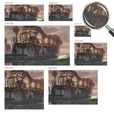 Samolepilna fototapeta Večerna pokrajina