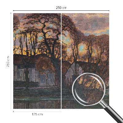 Samolepilna fototapeta Večerna pokrajina