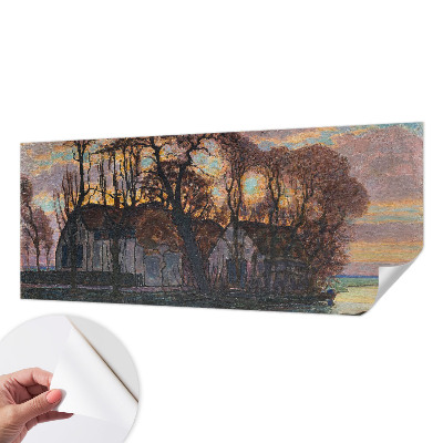 Samolepilna fototapeta z motivom večerne pokrajine