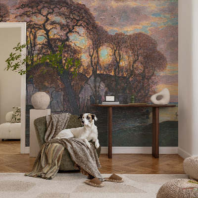 Samolepilna fototapeta Večerna pokrajina