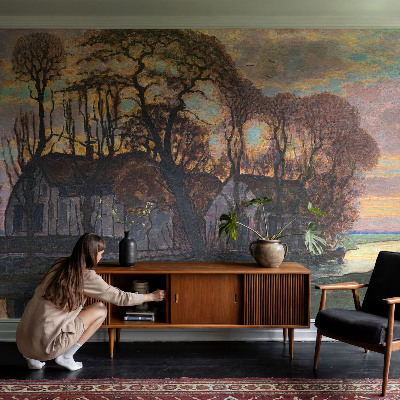 Samolepilna fototapeta Večerna pokrajina