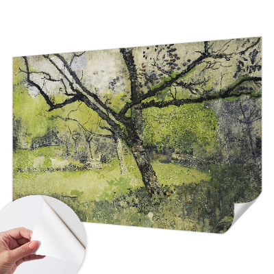 Samolepilna fototapeta za spalnico Pomladni park