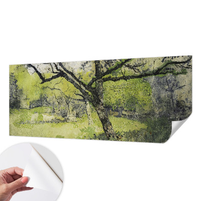 Samolepilna fototapeta za spalnico Pomladni park