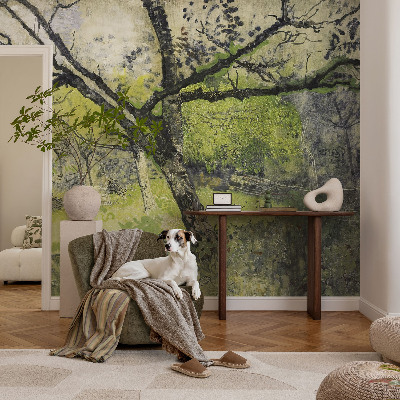 Samolepilna fototapeta za spalnico Pomladni park